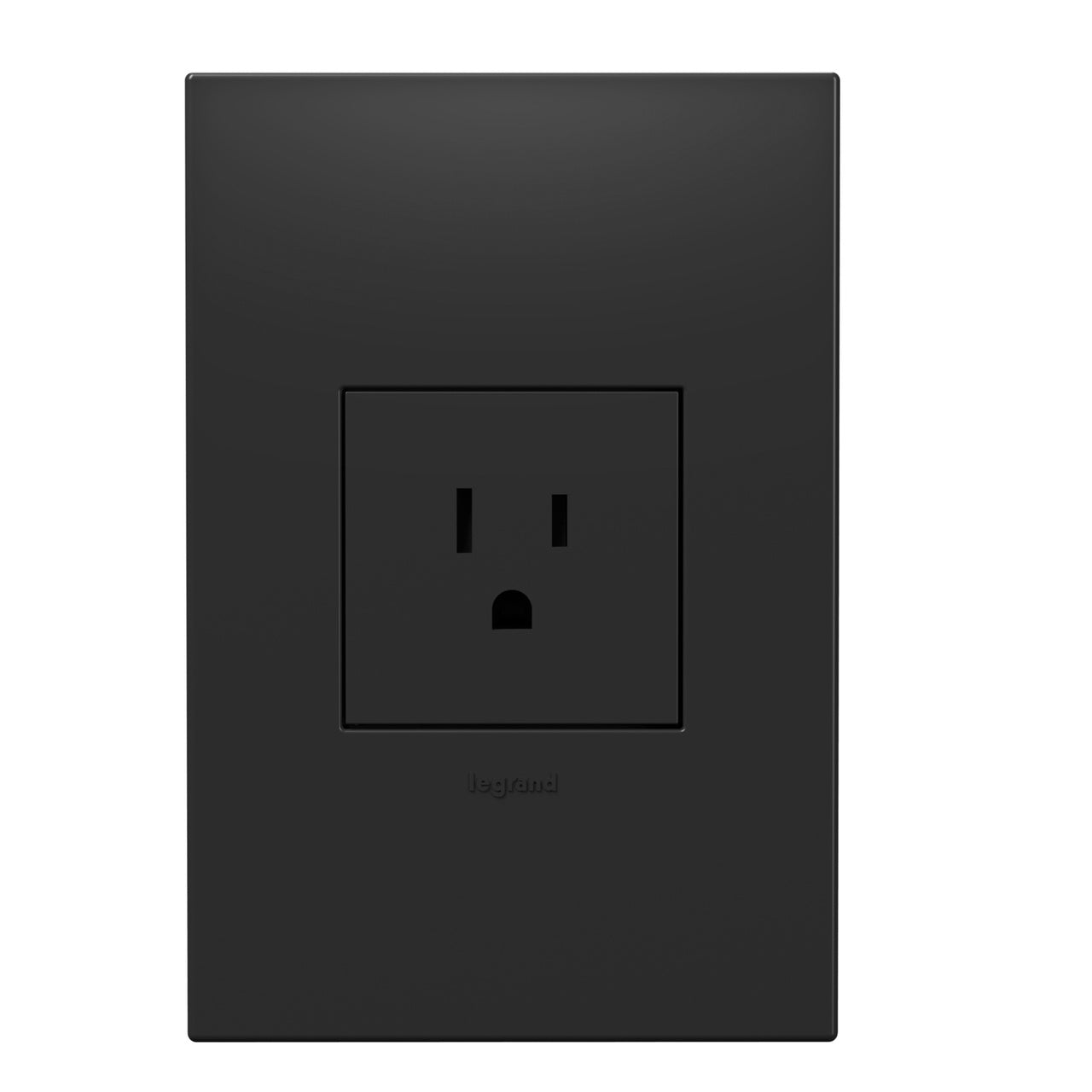 Legrand ARTR151G10 15A Tamper-Resistant Single Outlet - Finish: Graphite