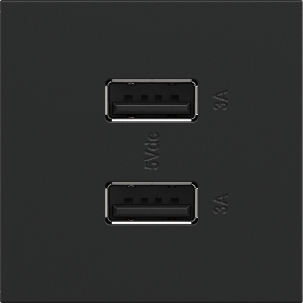 Legrand ARUSB2AA6G4 3.1A Ultra-Fast USB Outlet Type A Module - Finish: Graphite