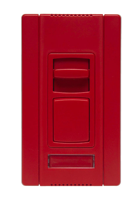 Wattstopper CDFB83PRED Titan Series 2 Wire Preset Dimmer Red 120/277V 8A