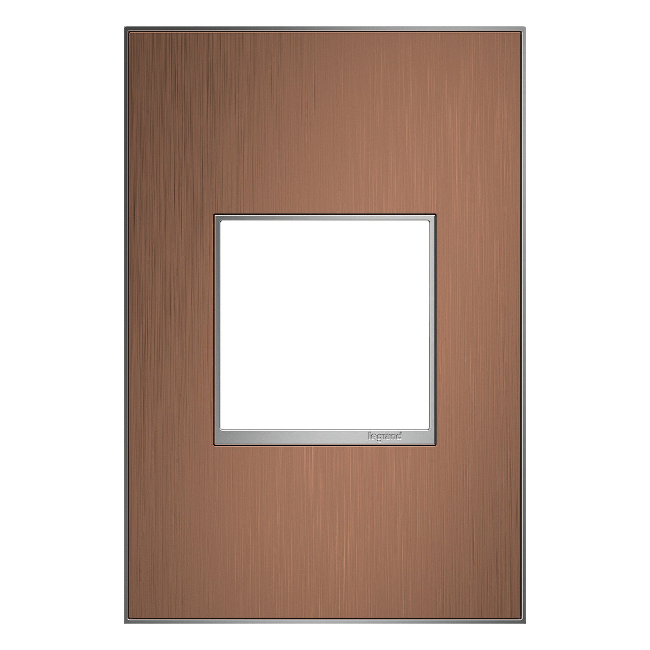 Legrand AWM1G2CU4 1-Gang Screwless Wall Plate for Designer Switches and Outlets - Finish: Copper