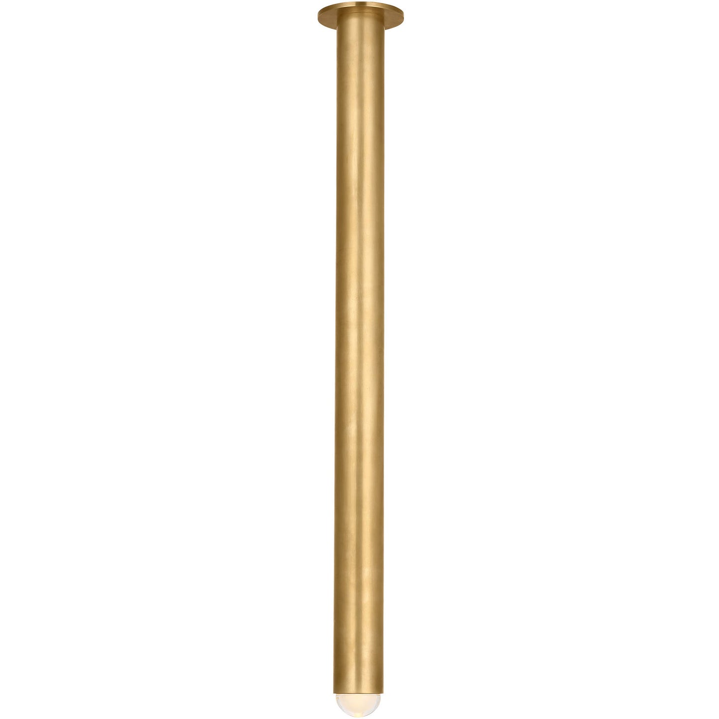 Visual Comfort Architectural KWFM30927NB Kelly Wearstler Ebell 6-Light 4.5" LED Flush Mount Ceiling Light Natural Brass 2700K