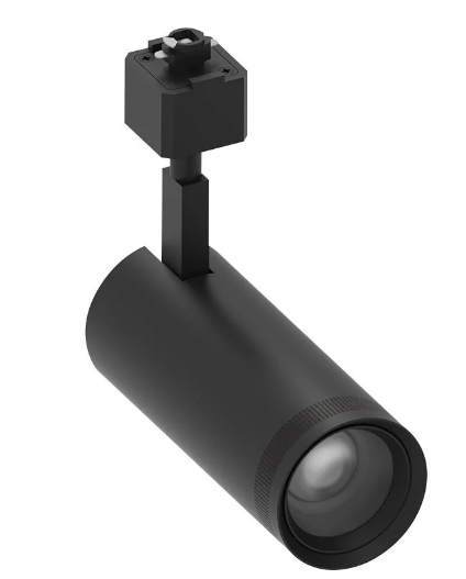 NORA Lighting NTZ-L1TWB/L Zoomable Track Head Light Fixture, L-Style, Multi-Color Temperature, Wattage 20W, Lumens 1550lm, Adjustable Beam Angle, Black