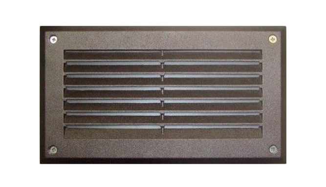 Dabmar Lighting DSL1046-BZ Recessed Louver Step Light, Wattage 13W, Voltage 120V, Bronze