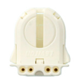 Leviton 13652-WNP Medium Base, T8 Only Bi-pin, Fluorescent Lamp Holder, Extra-low Profile (White)