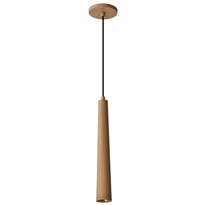 Nuvo 62-830 Melrose LED Pendant, Wattage 12W, Color Temperature 3000K, Ash Wood, Voltage 120V