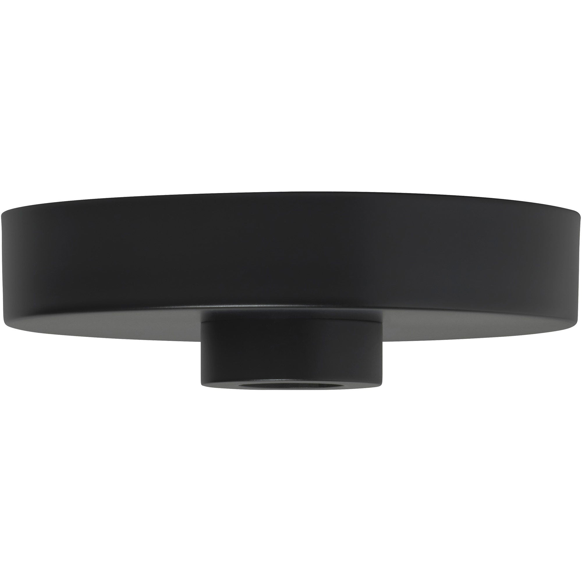 Visual Comfort Architectural 700SHLCNPY5NBK Line Voltage 5 Inch Shallow Canopy, Nightshade Black Finish