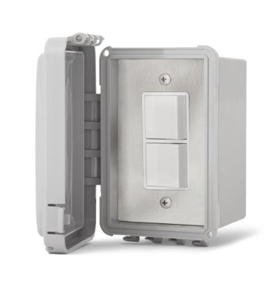 Infratech 14-4320 Surface Mount Duplex Switches W/ Weatherproof Cover & Gang Box