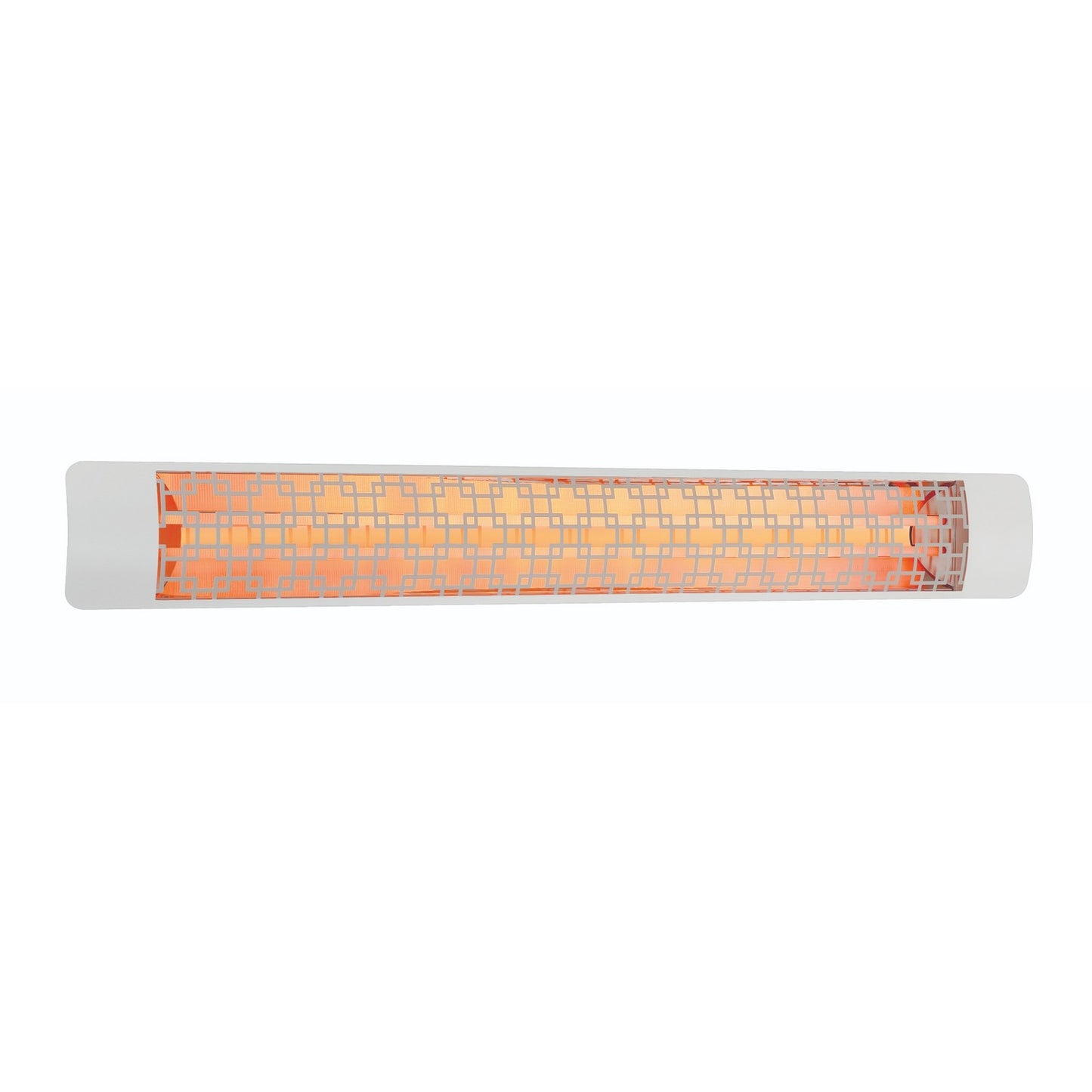 Eurofase EF60277W5 Dual Element 61 Inch 6000 Watt Electric Patio Heater With Brix Decor Plate - 277V - White