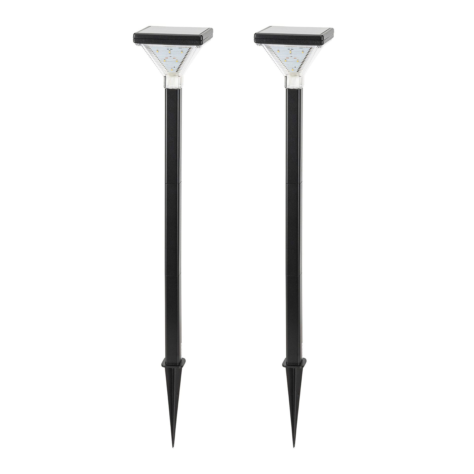 Gama Sonic 146iP250080 Luxor Solar Pathway Light Black – Pack of 2