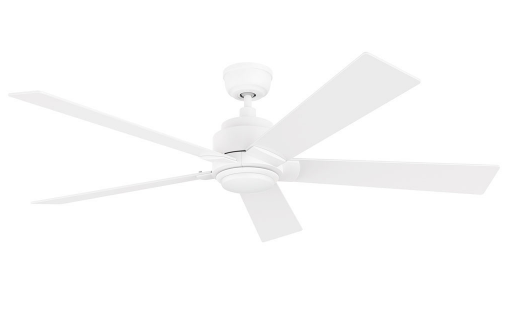 Carro USA SFR565J1-L11-W1-1 Ascender Modern LED 56" Ceiling Fan, White Finish