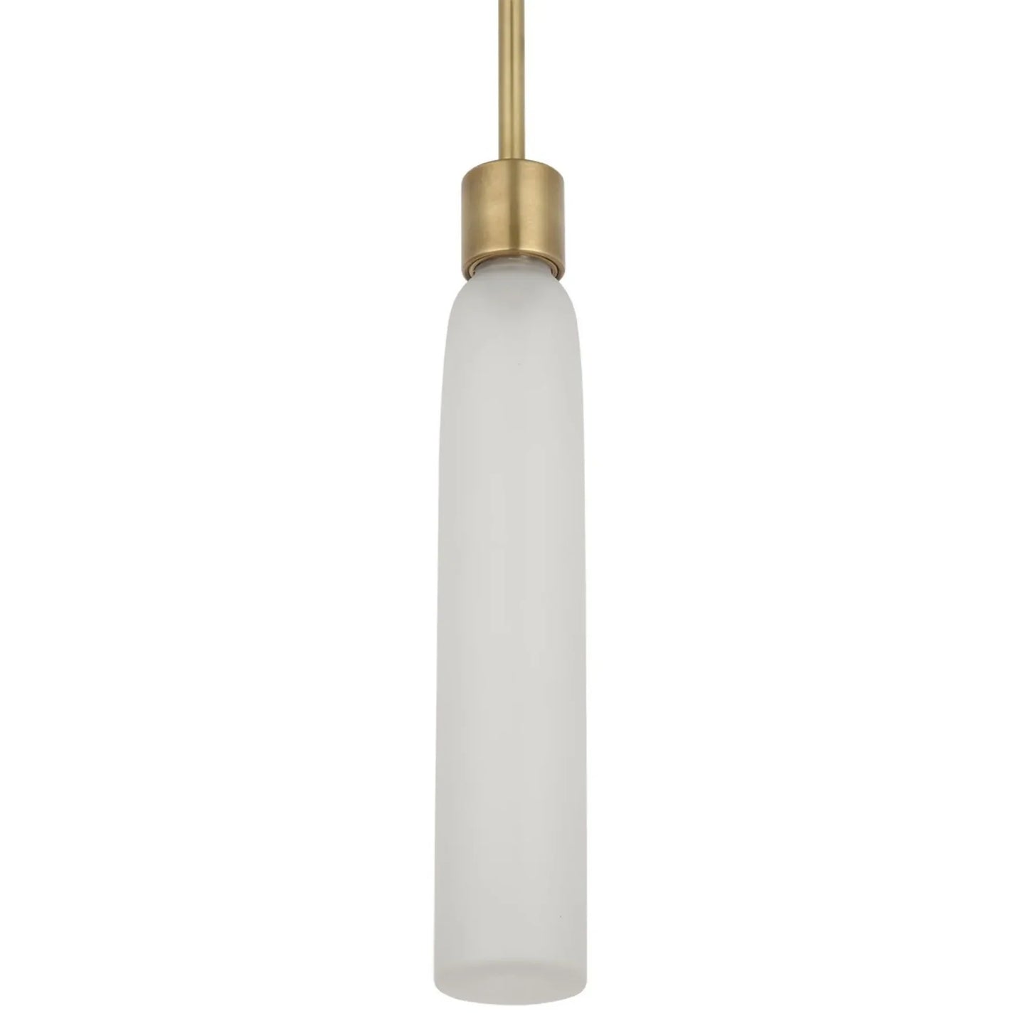 Visual Comfort Architectural KWPD49627CEHAB Kelly Wearstler Volver 2.5", 11.3W Hand Rubbed Antique Brass LED Line-Voltage Pendant Ceiling Light 2700K Integrated LED