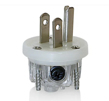 Leviton 14W47-IN 15 Amp, 125 Volt, NEMA 5-15P, 2P, 3W, Replacement Interior for Straight Blade Plug, For use with Wetguard device only