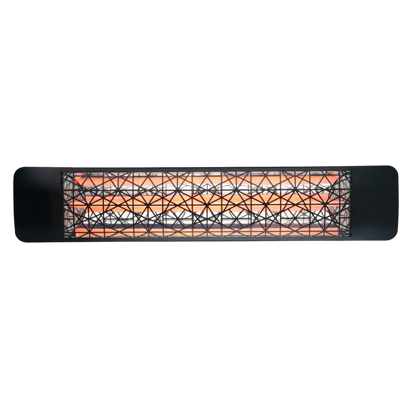 Eurofase EF20480B4 Single Element 39 Inch 2000 Watt Electric Patio Heater With Astra Decor Plate - 480V - Black