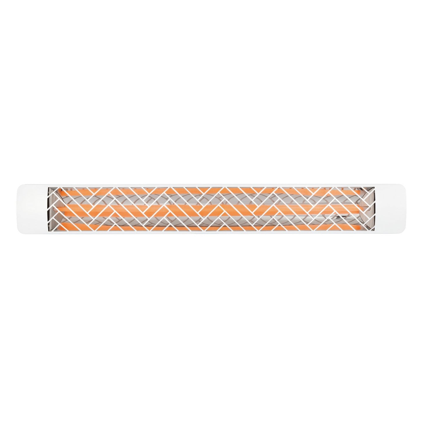 Eurofase EF30277W1 Single Element 61 Inch 3000 Watt Electric Patio Heater With Chevron Decor Plate - 277V - White