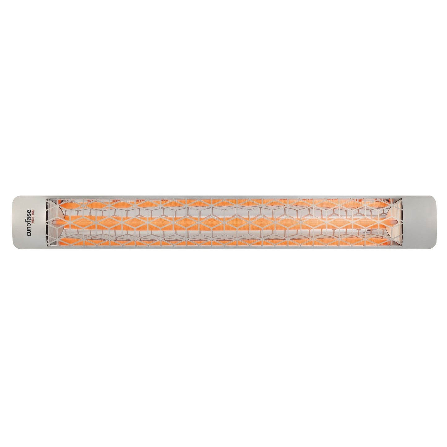 Eurofase EF30480S6 Single Element 61 Inch 3000 Watt Electric Patio Heater With Stella Decor Plate - 480V - Stainless Steel