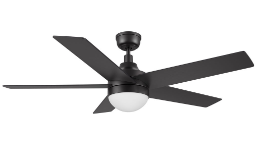 Carro USA CFW525E6-L11-B2-1 Kimball Contemporary LED 52" Home Ceiling Fan, Black Finish