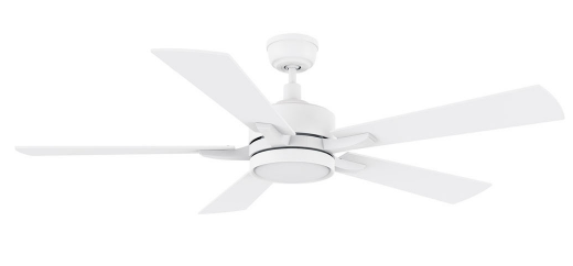 Carro USA SFR525E-L12-W1-1 Appleton Modern LED 52" Ceiling Fan, White Finish