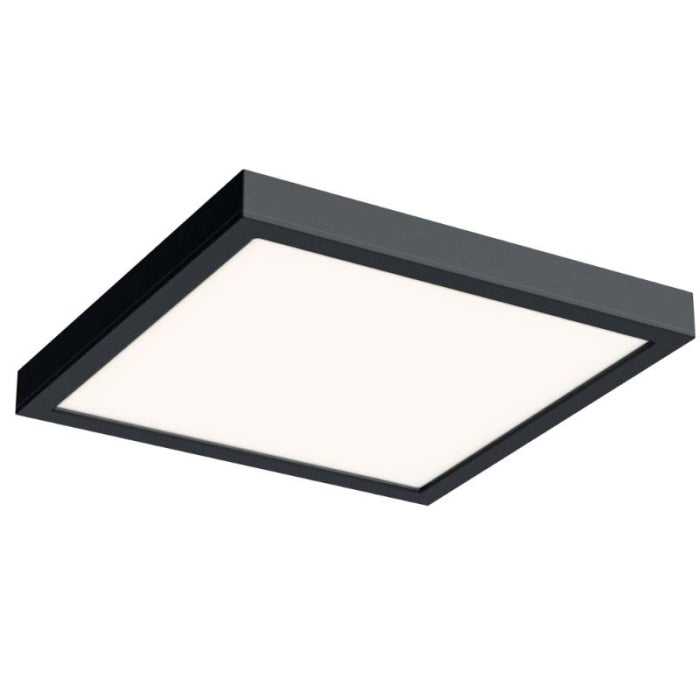 DALS Lighting CFLEDSQ14-CC-BK 14" Square LED Surface Mount, Multi-Color Temperature, Lumens 1600Lm, Voltage 120V, Wattage 26W, Black Finish