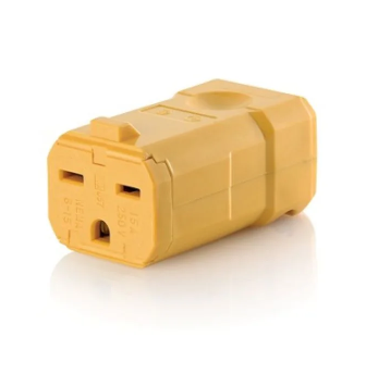 Leviton 15659-VYIndustrial Grade Connector 15 Amp, 250 Volt