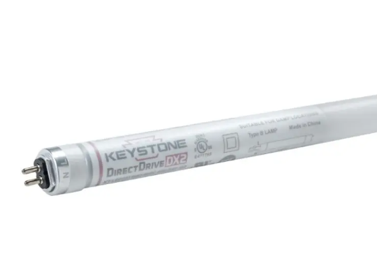 Keystone KT-LED13T5HE-48GC-835-DX2 /G2 48" LED T5 HE Tube, Shatter-Proof Coated Glass, Wattage 13W, Color Temperature 3500K, Voltage 120-277V, Direct Drive, Single or Double Ended