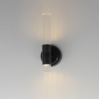 Maxim Lighting 16161CRGLD Ovation Wall Sconce - Illuminated View