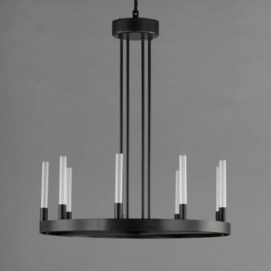 Maxim Lighting 16162CRGLD Ovation 9 Light Chandelier - Side Profile View