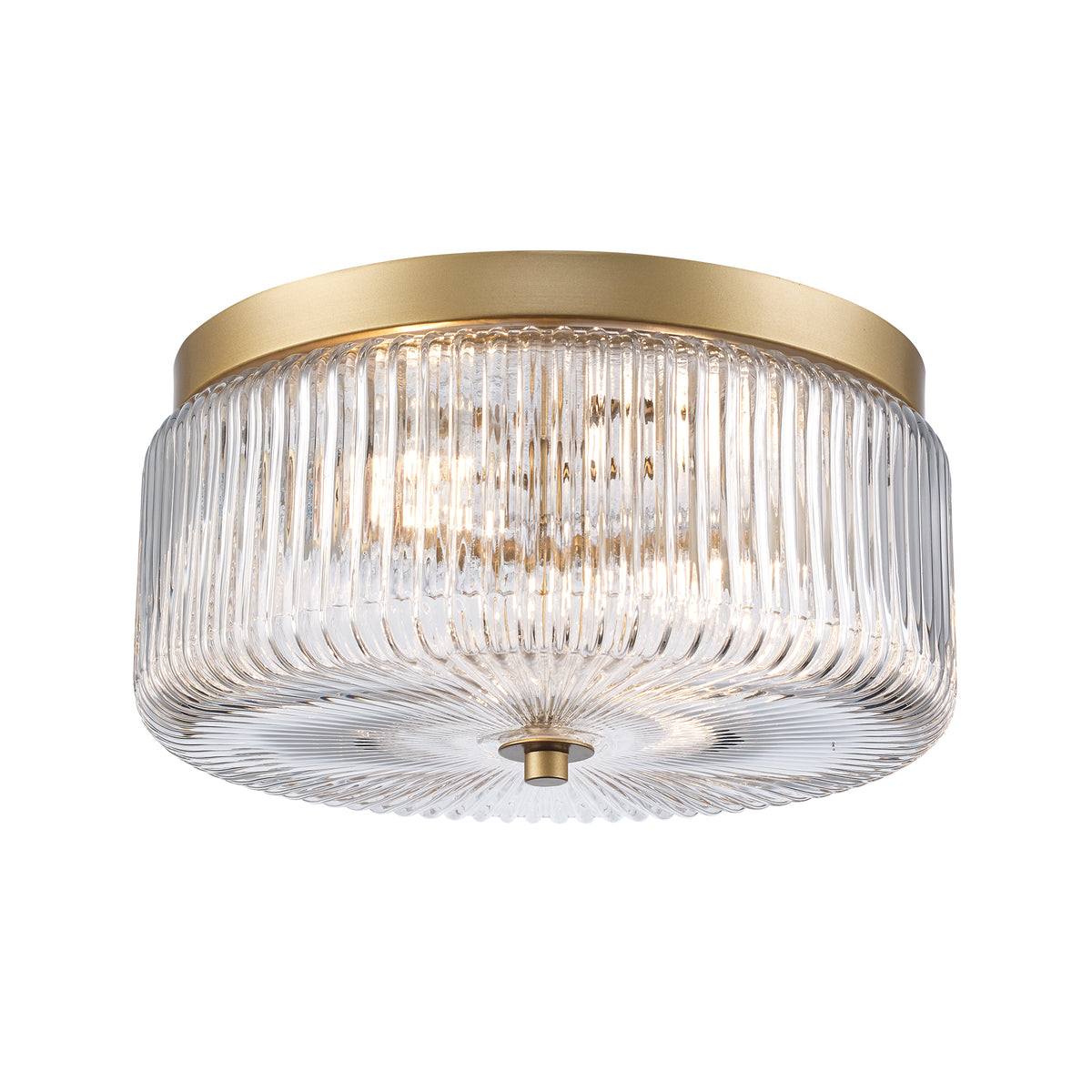 Trans Globe Lighting 16232 AG Quartz Quarters 2 light flush mount ceiling light in antique gold