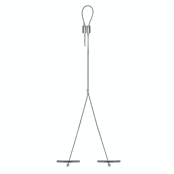 EnvisionLED SK-10FT-Y-LC-PD 10-ft, Paddle Suspension Kit, Adjustable Length, Finish Steel