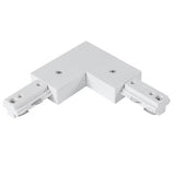 EnvisionLED TS3-SM-L-WH L-Connector for Linear Track Light, White Finish