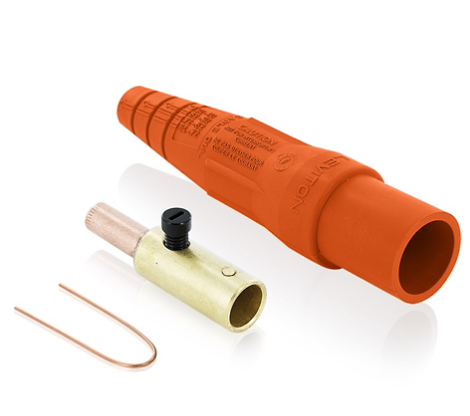 Leviton 16D28-UO 16 Series Male Plug, 3/0 - 4/0 AWG, Crimp Tube Termination