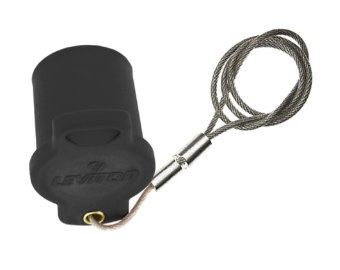 Leviton 16P22-UE 16 Series Female Protective Cap, Cam-Type, Black Finish