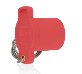 Leviton 16P22-UR 16 Series Female Protective Cap, Cam-Type, Red Finish