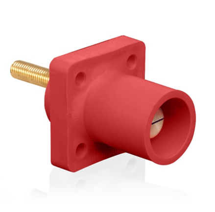 Leviton 16R23-4UR 16 Series Male Receptacle, 90-Degree, #2 - 4/0 AWG, 1.5" Threaded Stud