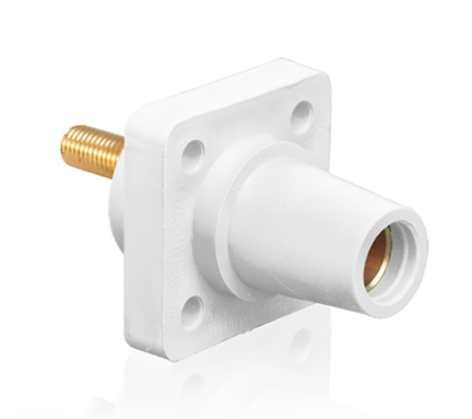 Leviton 16R24-1UW 1.125" Threaded Stud, Female Receptacle, 90-Degree, #2 - 4/0 AWG