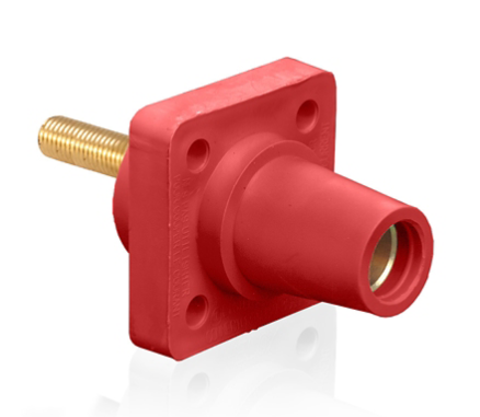 Leviton 16R24-4UR 1.5” Threaded Stud, 16 Series Female Receptacle, 90-Degree, #2 - 4/0 AWG