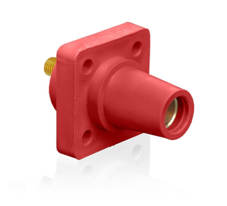 Leviton 16R24-UR 16 Series Female Receptacle, 90-Degree, #2 - 4/0 AWG, 0.75" Threaded Stud