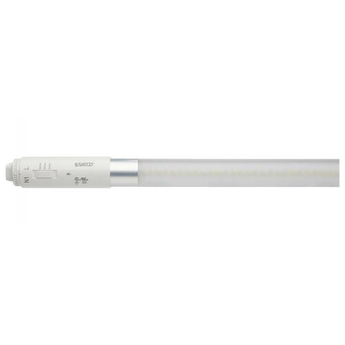 SATCO S16430 T8 Ballast Bypass LED Light Bulb, Wattage 7W, Multi-Color Temperature, Voltage 120-277V