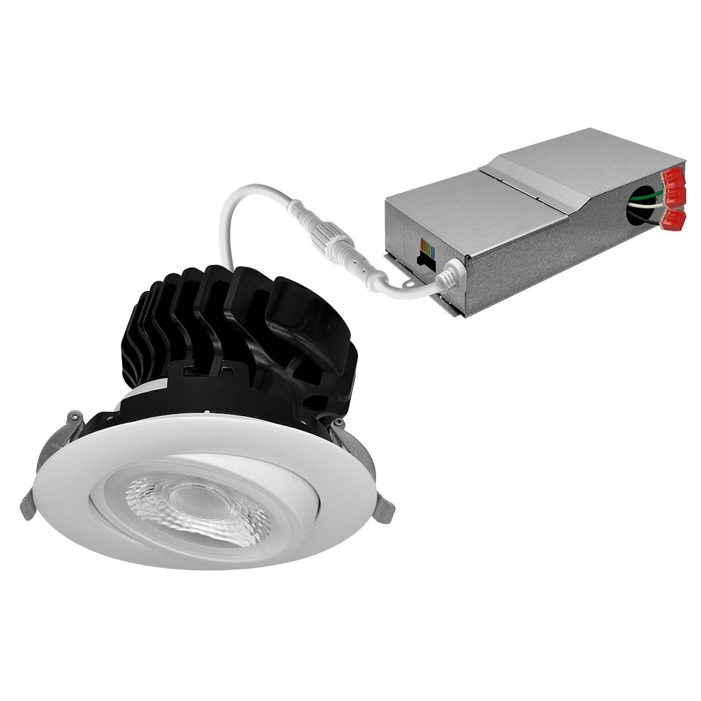EnvisionLED ECV-WFR-4-9W-5CCT 4" EcoValue Slim Panel Wafer Downlights - 9W, 720 Lumens, 5CCT, Wet Location