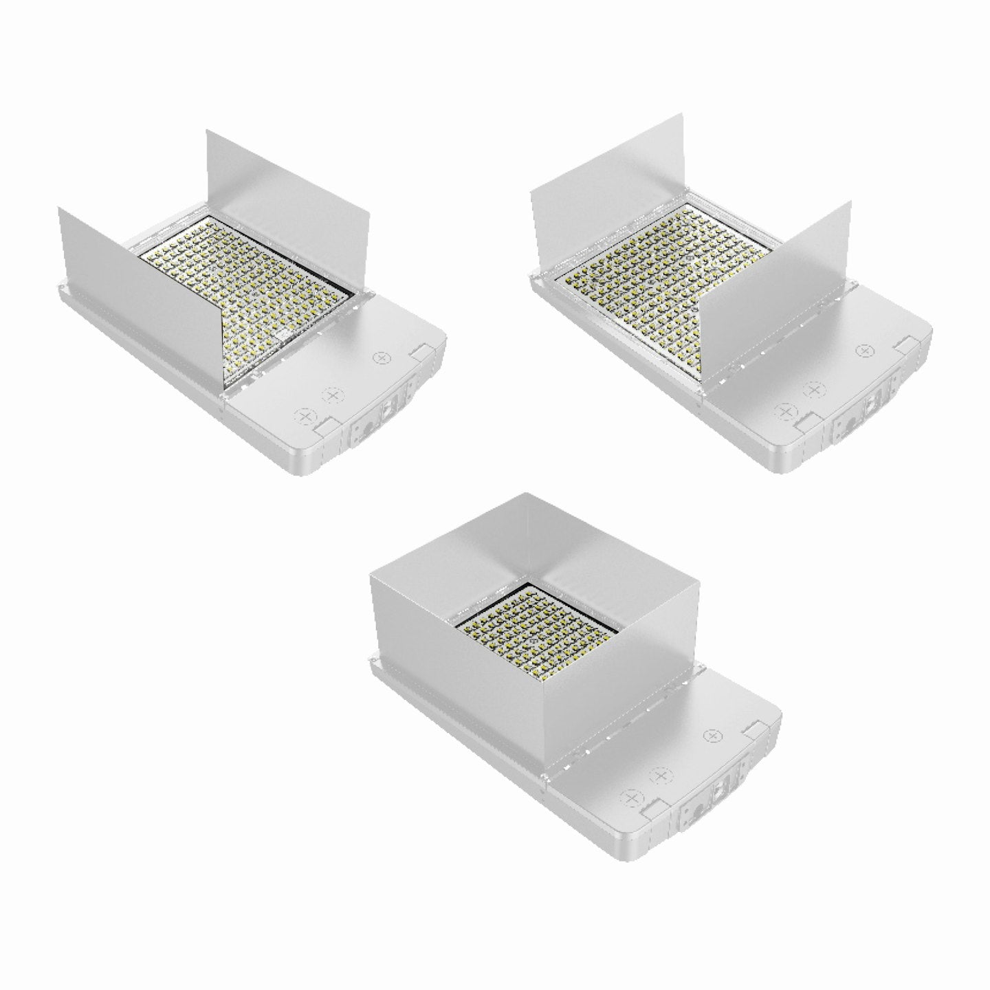 EnvisionLED ARL3-3B-XXL-HSS-WH OPTIC Line 4 Piece Shield White 5P450 Wet Location