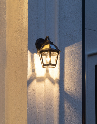 Gama Sonic 177010 Polaris Polaris Solar Wall Light - Black