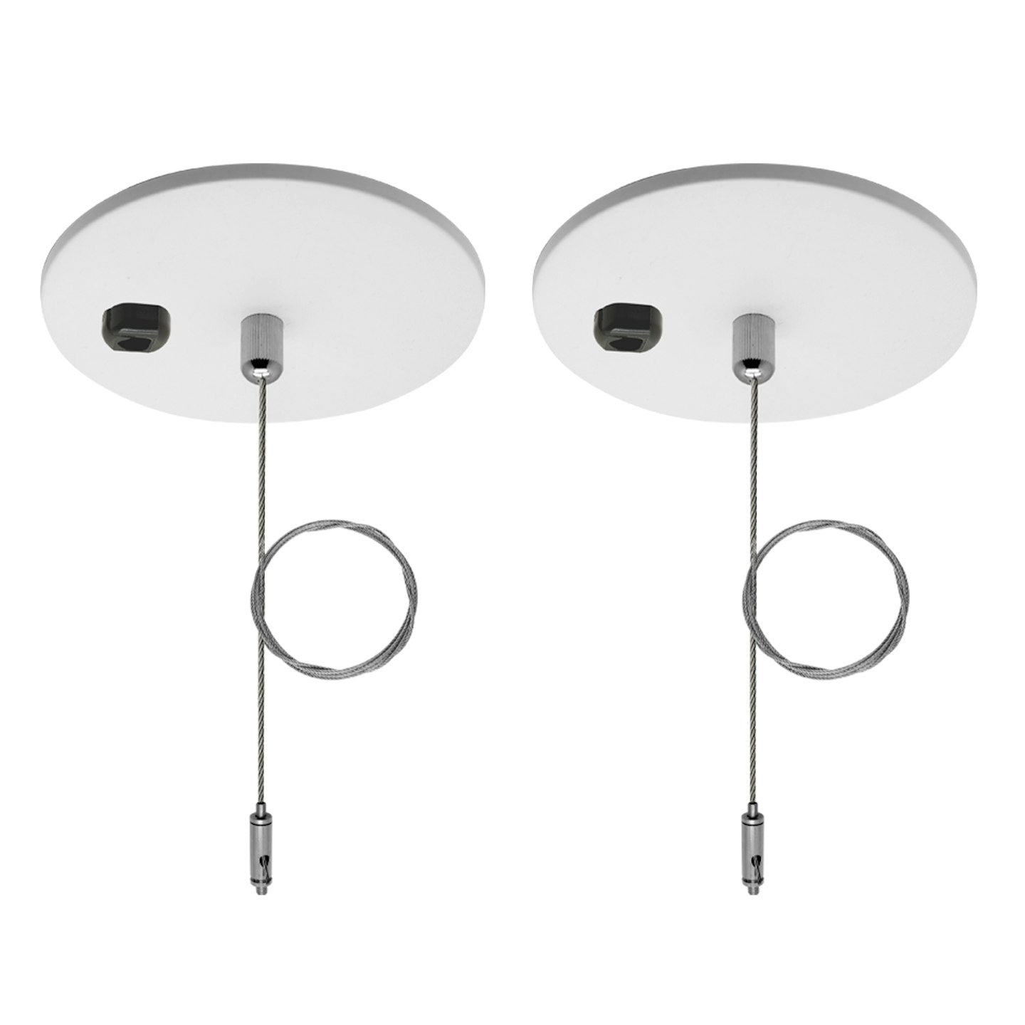 EnvisionLED UDL2-6FT-CPR-1WR-WH Canopy Suspension Kit Adjustable Length White