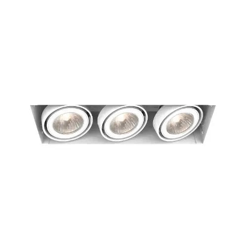Eurofase Lighting TE213GU10-02 LED Recessed Light without Trim, 3-Light, GU10, Wattage 150W, Voltage 120V, White
