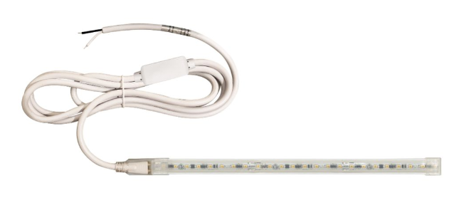 NORA Lighting NUTP13-W6-12-930/HWSP Custom Cut 6-ft Continuous LED Tape Light 330lm / 3.6W per foot with Mounting Clips and 8' Hardwired Power Cord with Surge Protector, Color Temperature 4000K, Voltage 120V