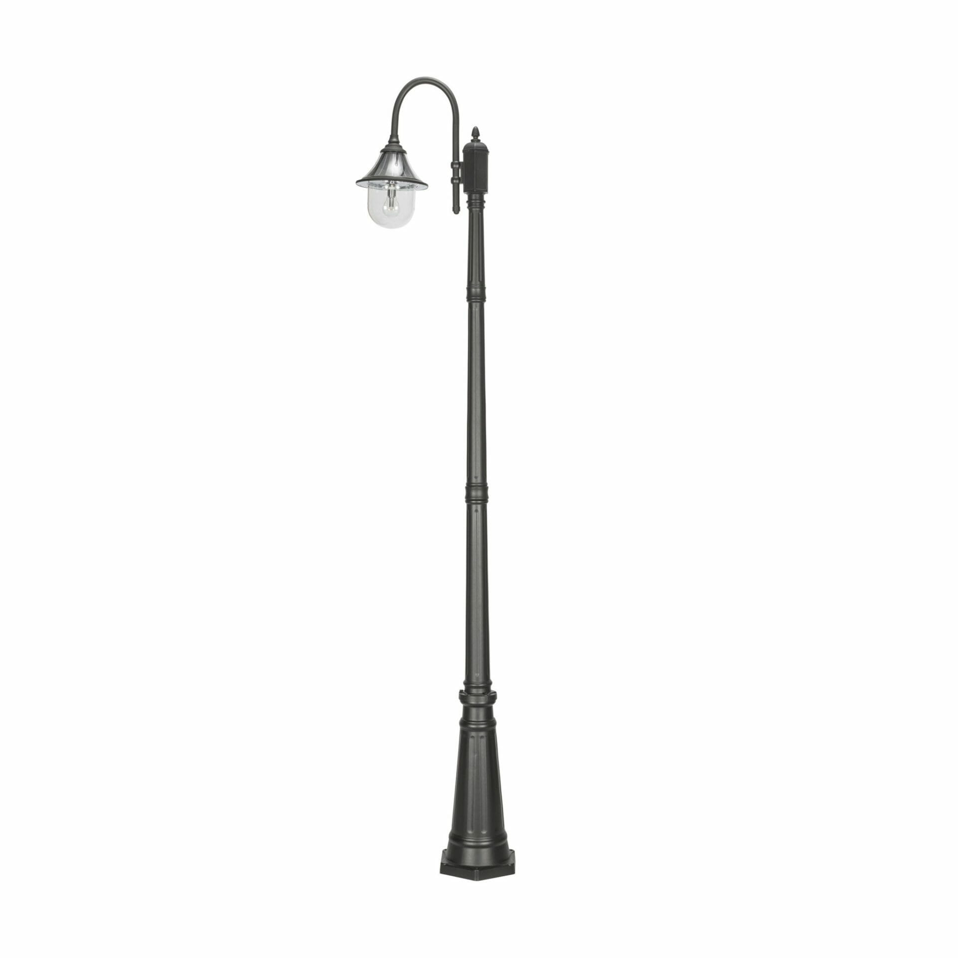 Gama Sonic 123BM50001 Orion Outdoor Solar Lamp Post Light, Black Finish