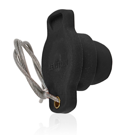 Leviton 18P21-UE Female Terminal Connector, #2 - 4/0 AWG, Male Cap