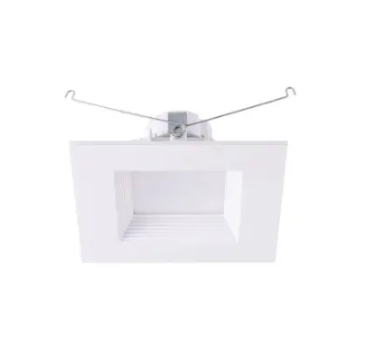 Cyber Tech Lighting LC19RT6-SQW/WW 6" LED Square Recessed Can Retrofit Kit, 90W Inc. Retrofit, Dimmable, Wattage 19W, Lumens 1000 lm, Color Temperature 3000K