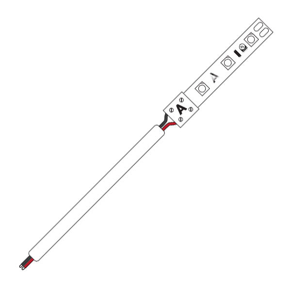 Alloy LED AL-01-63-9900-8FT-PK 8 ft. TapeMate Power Feed Kit for PrimaLine 4.4 COB HD LED Tape Light