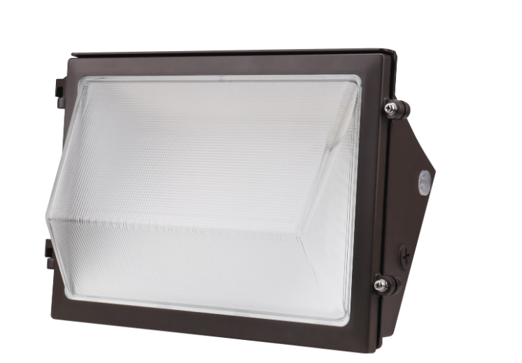 Eiko TWP1-PS80-40-H TWP1 Traditional Wall Pack, Selectable Wattage 80/70/60W, Color Temperature 4000K, Voltage 120-347V, 0-10V Dimming, Photocell, Bronze