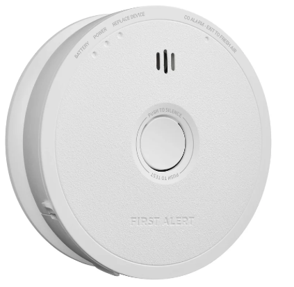 BRK First Alert CO6W01 120 V Hardwired Carbon Monoxide Alarm with Battery Backup