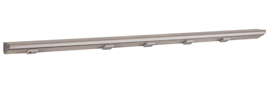 Task Lighting LPUL36S6RGSN50 36-1/2" RM USB Series Lighted Power Strip, 600 Lm/Ft Higher Output, Satin Nickel Finish, Grey receptacles, Color Temperature 5000K